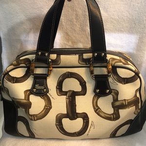 Gucci Horse-Bit print satchel handbag